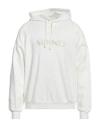 Sunnei Sweatshirt With Logo Embroidery In White