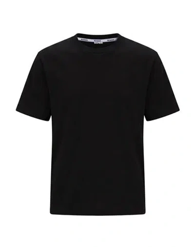 Sunnei Man T-shirt Black Size S Cotton In Multi