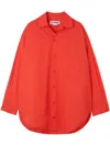 Sunnei Mega Shirt In Orange