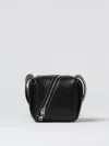 Sunnei Lacubetto Leather Shoulder Bag In Black