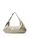 Sunnei Multitasking Leather Shoulder Bag In Neutral