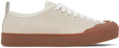 Sunnei Off-white Isi Low Sneakers In 998 Off White