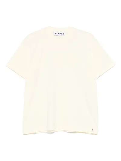Sunnei Organic-cotton T-shirt In Neutral