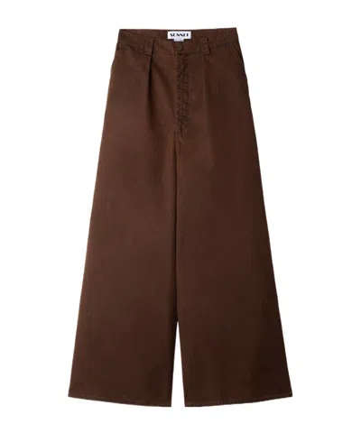 Sunnei Pants In Braun