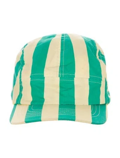 Pre-owned Sunnei Pattern Print Baseball Hat In Green