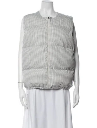 Pre-owned Sunnei Plaid Print Vest W/ Tags In Multicolor