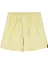 Sunnei Pleat-detail Shorts In Yellow