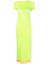 Sunnei Mini-hemdkleid Mit Taschendetail In Green
