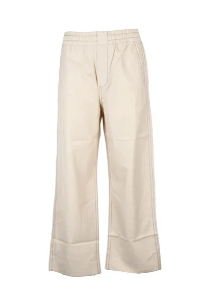 Sunnei Polyester Cotton Pants - Beige In Neutral