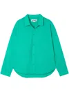 Sunnei Poplin Shirt In Grün