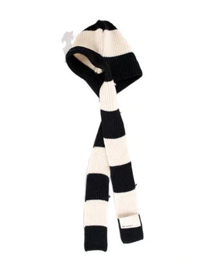 Pre-owned Sunnei Printed Wool Beanie In Blue