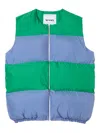 Sunnei Puffy Gilet In Green