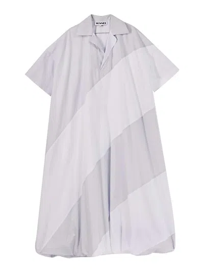 Sunnei Puffy Polo Dress In Multi