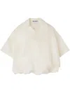 Sunnei Puffy Polo Shirt In White
