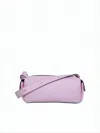 Sunnei Rectangular Pink Cowhide Leather Shoulder Bag In Pink