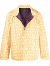 Sunnei Reversible Monogram Jacket In 黄色