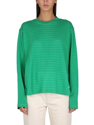 Sunnei Reversible T-shirt In Green