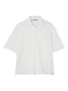 Sunnei Ribbed-knit Polo Shirt
