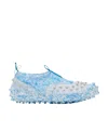 Sunnei Rivet Detail Low-cut Skate Shoes In Blue