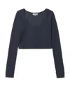 Sunnei Round-necked Logo Sweater In Black