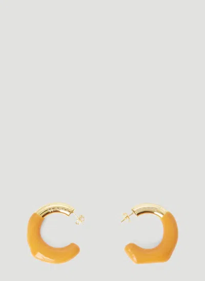 Sunnei Rubberised Big Hoop Earrings
