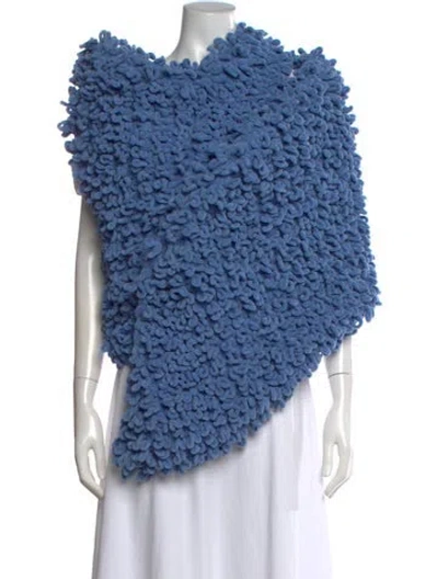 Pre-owned Sunnei Scoop Neck Sweater In Blue