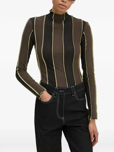 Sunnei Seam-detail Top In Multi