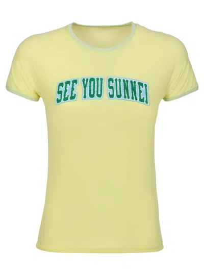 Sunnei See You T-shirt In Multi