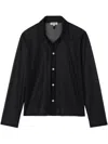 Sunnei Shher Tulle Shirt In Black