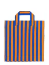 Sunnei Shopper Bag With Striped Pattern In Multicolour