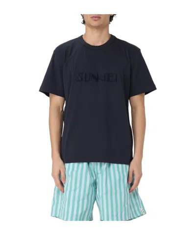 Sunnei Short-sleeved T-shirt In Black