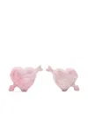 Sunnei Small Cuore Di Pietra Earrings In 金色