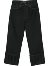 Sunnei Straight-leg Trousers In Black
