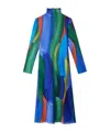 Sunnei Stretch Tulle Dress In Multi-color