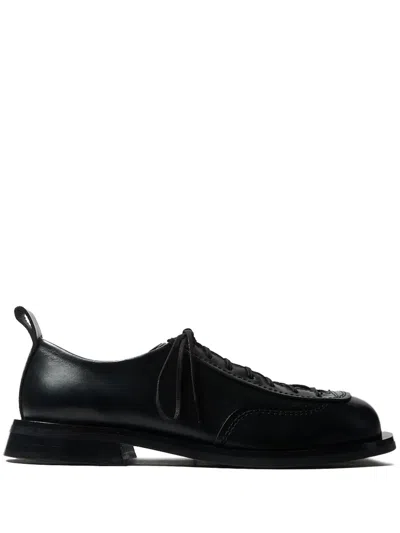 Sunnei Stringata Derby Shoes In Black
