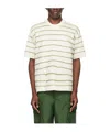 Sunnei Stripe T-shirt In White