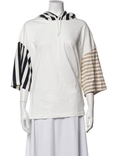 Pre-owned Sunnei Striped Jacket In White