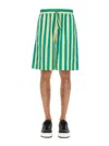 Sunnei Striped Pattern Bermuda Shorts