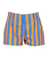 Sunnei Mini Striped Pattern Shorts In Multi