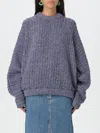Sunnei Long-sleeved Sweater In Hellblau