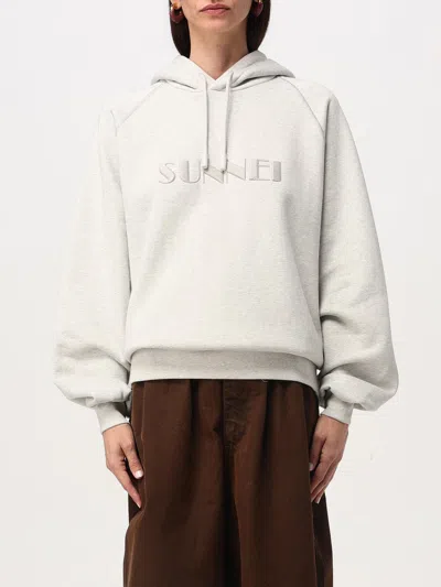 Sunnei Sweatshirt  Woman Color Grey In Grau
