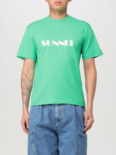 Sunnei T-shirt  Men Color Emerald