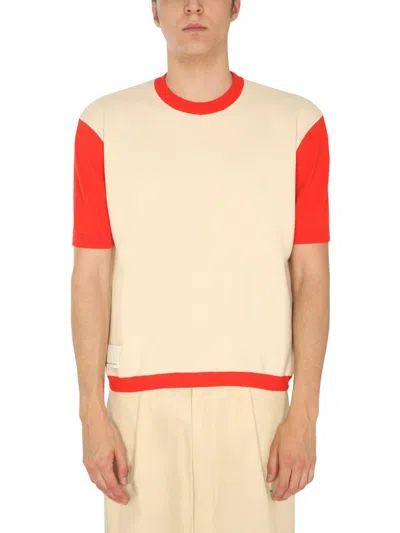 Sunnei T-shirt With Contrasting Profiles