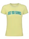 Sunnei See You T-shirt In Multi