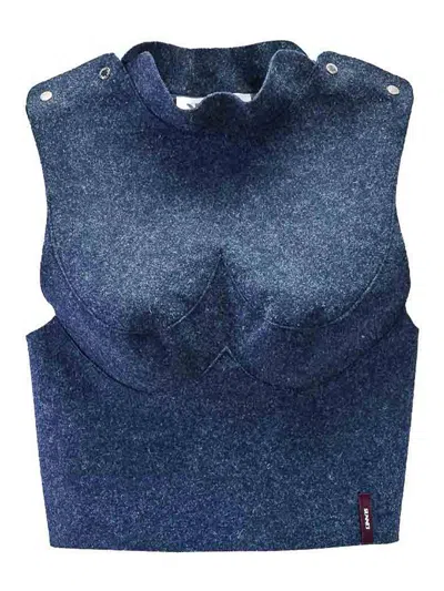 Sunnei Armatura Top In Blue