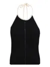 Sunnei Halterneck Knitted Top In Multi