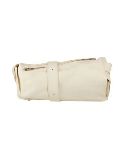 Sunnei Woman Cross-body Bag Ivory Size - Leather In White