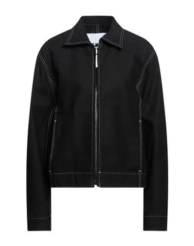 Sunnei Woman Jacket Black Size S Cotton