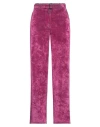 Sunnei Woman Jeans Magenta Size S Cotton In Magenta