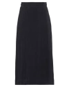 Sunnei Woman Midi Skirt Slate Blue Size M Cupro, Cotton, Polyamide In Blue